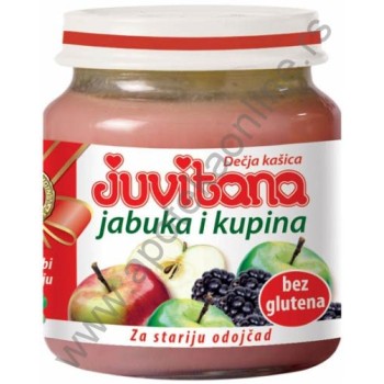 JUVITANA KAŠICA OD JABUKE I KUPINE 128g JUVITANA KAŠICA OD JABUKE I KUPINE 128g